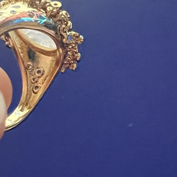 Anthropologie Charming Cocktail Ring Size 6 - Picture 7 of 8